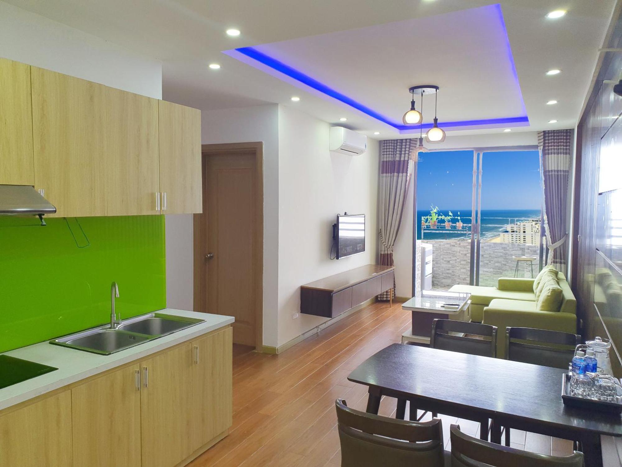 Sea View Balcony Retreat: My Khe Beach Proximity Apartment Da Nang Exterior photo